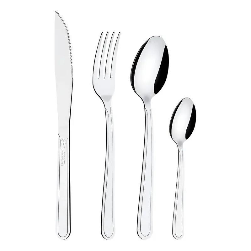 Faqueiro Inox Tramontina Búzios 48 Peças Cor Cinza
