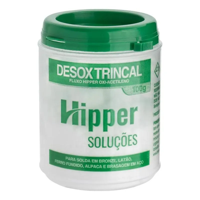 10x Fluxo Para Solda Latão, Cobre Desox Trincal 100g