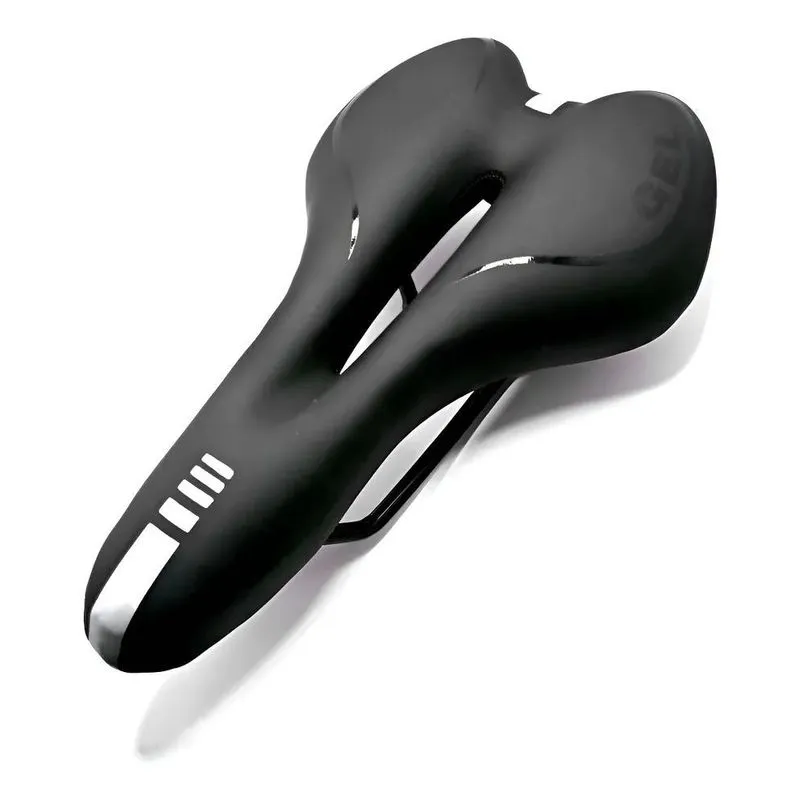 Selim Gel Bike Mtb Sport Vazado 275 X 155mm Anti-prostático