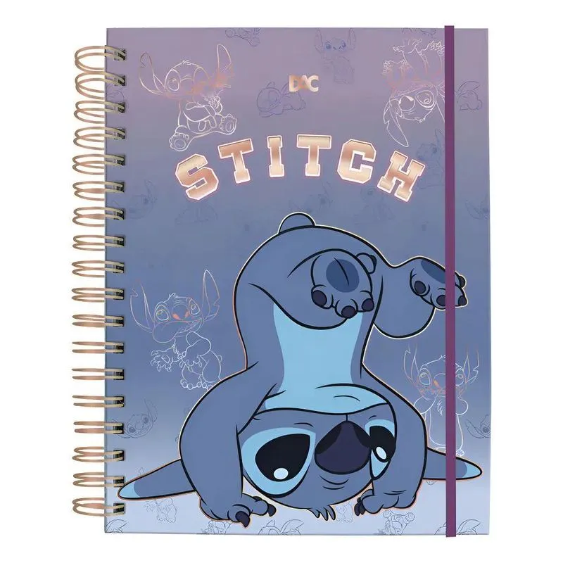 Caderno Smart Universitário Disney Stitch 4512 Com 80 Folhas