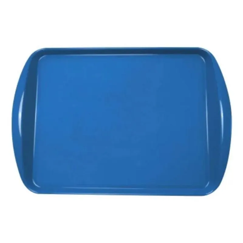 Kit 10 Bandeja Restaurante Self Service Lanches 44 Azul