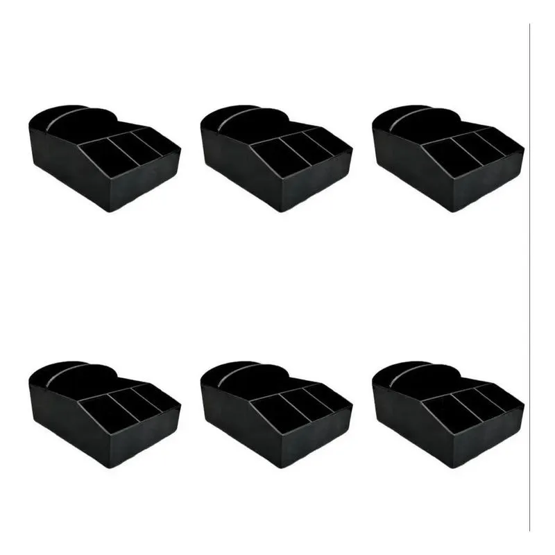 Kit 6 Porta Guardanapo Galheteiro Para Mesa De Restaur Preto