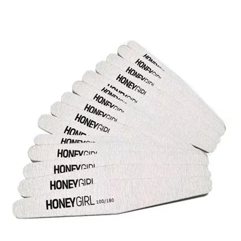 5x Lixas Diamante Caixão Unha Gel Acrílico Porcelana 100/180
