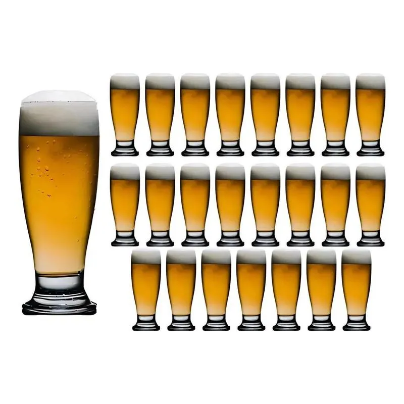 Jogo De Copo 24 Peças 200ml Taça Tulipa Chopp Cerveja Suco V