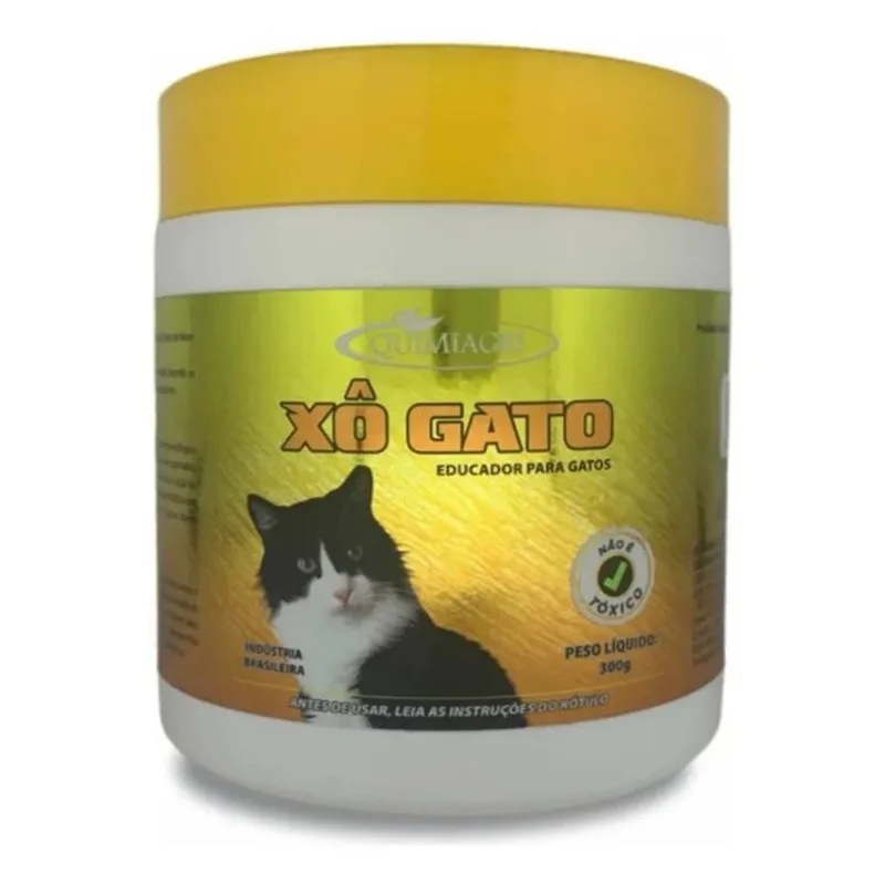 5x Educador Gatos Granulado Repelente 300gr - Xô Gato