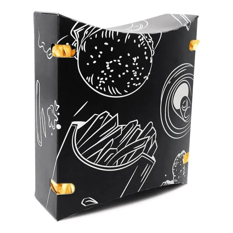Embalagem Caixa Batata Frita Delivery - 300 Unid Black