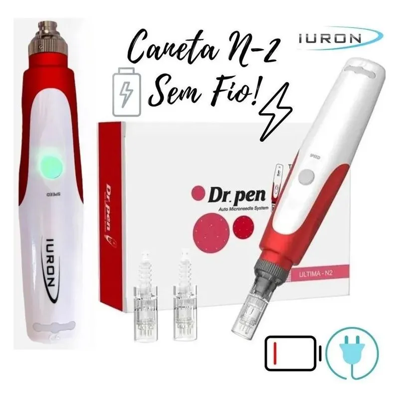 Caneta Microagulhamento Dermapen Sem Fio Profissional Com