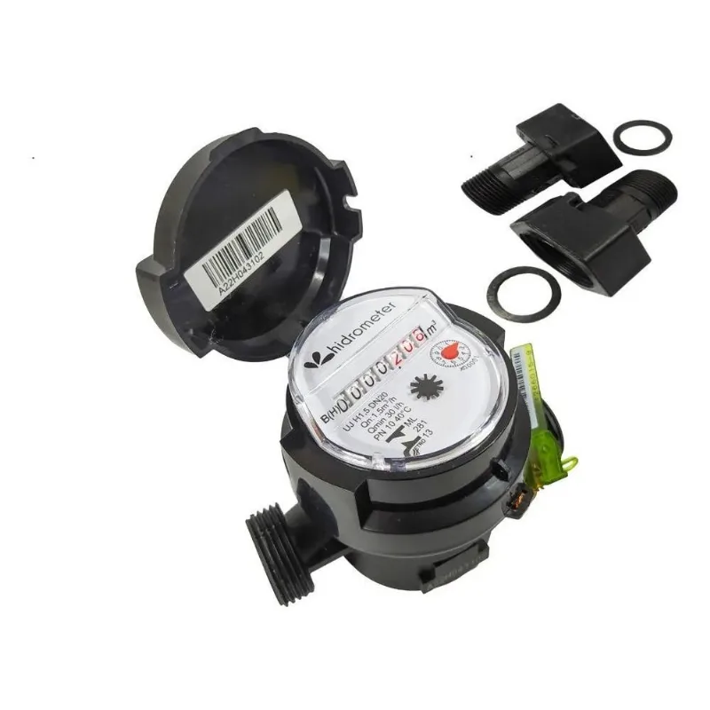 Hidrômetro Unijato 3/4pol.dn20 Qn1,5m/h + Conexões