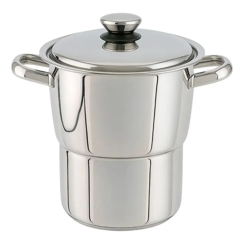 Cuscuzeira Indução Inox & Gás Cuscuz Nordestino Tradicional