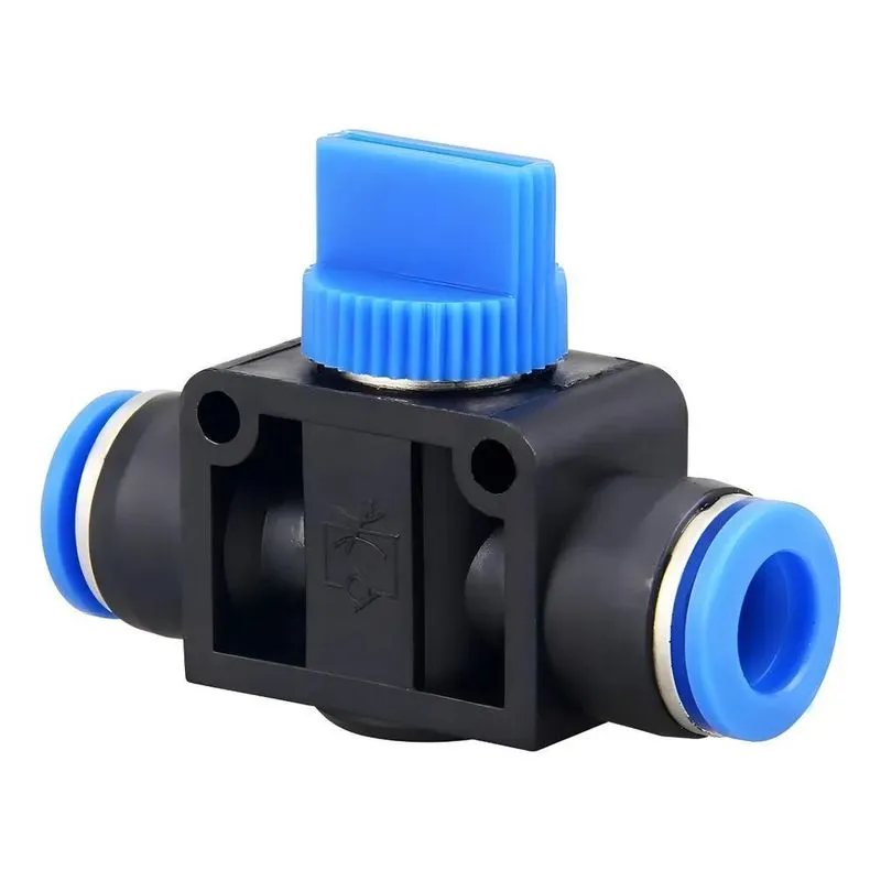 Válvula Pneumática De Bloqueio De Fluxo Registro Tubo 6mm