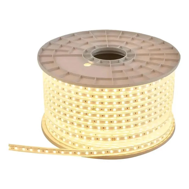 Fita Led 5050 25 Metros Com Silicone Ip65 Branco Quente28 22