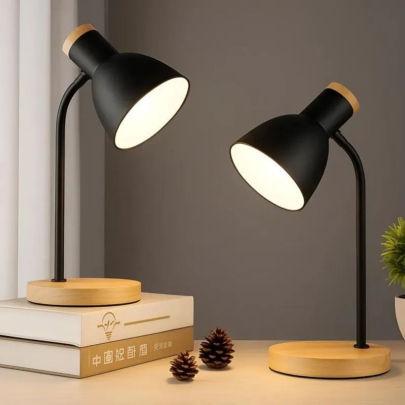 Luminária Escritório Abajur Mesa Articul Branco Preto 127/22