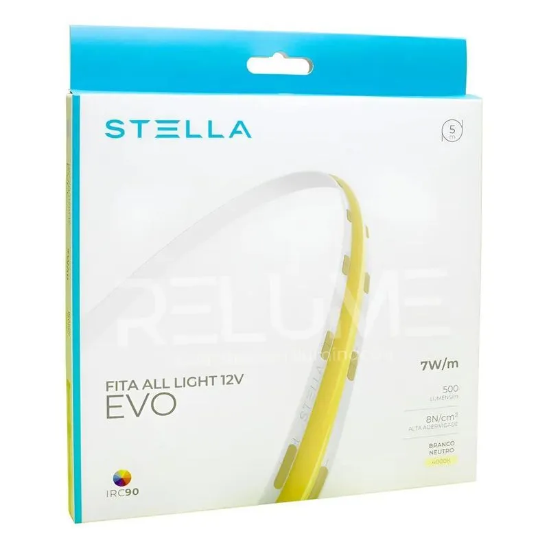 Fita All Light 12v Evo 7w/m 500lm Branco-quente - 2700k 12v