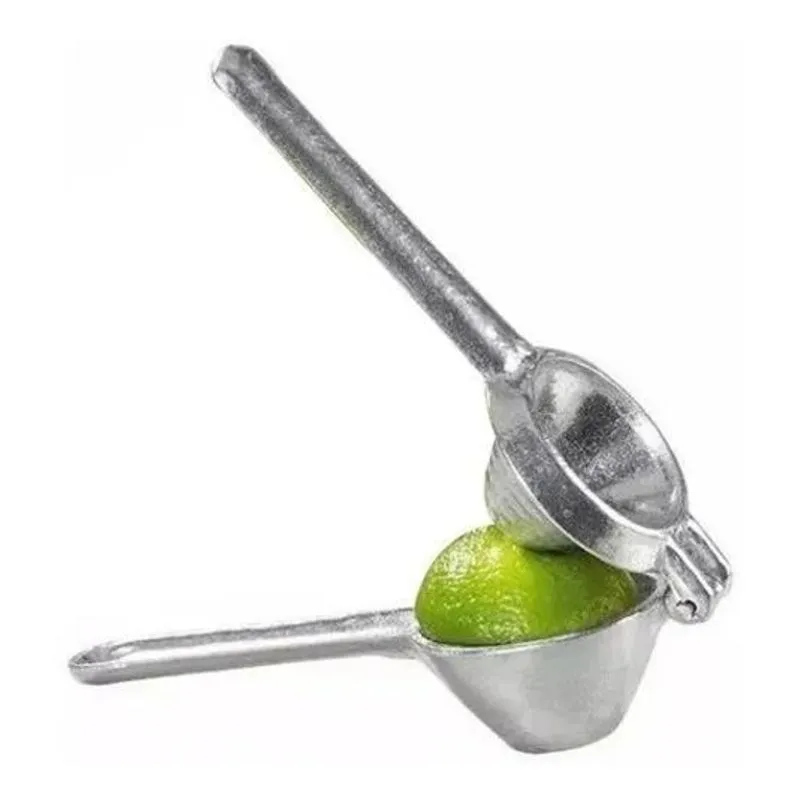 2x Espremedor Manual Fácil De Limão Alumínio Suco Da Fruta 1