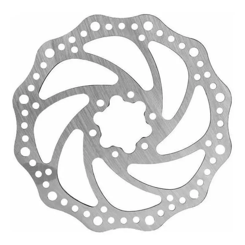 5x Disco Freio Rotor Para Bike Absolute 180mm Inox 6 Parafus
