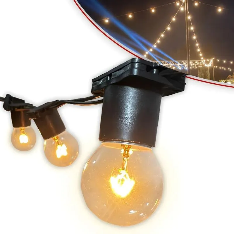 Varal De Luz Festao 20 Mts Incandescente 15w Leitosa 220v