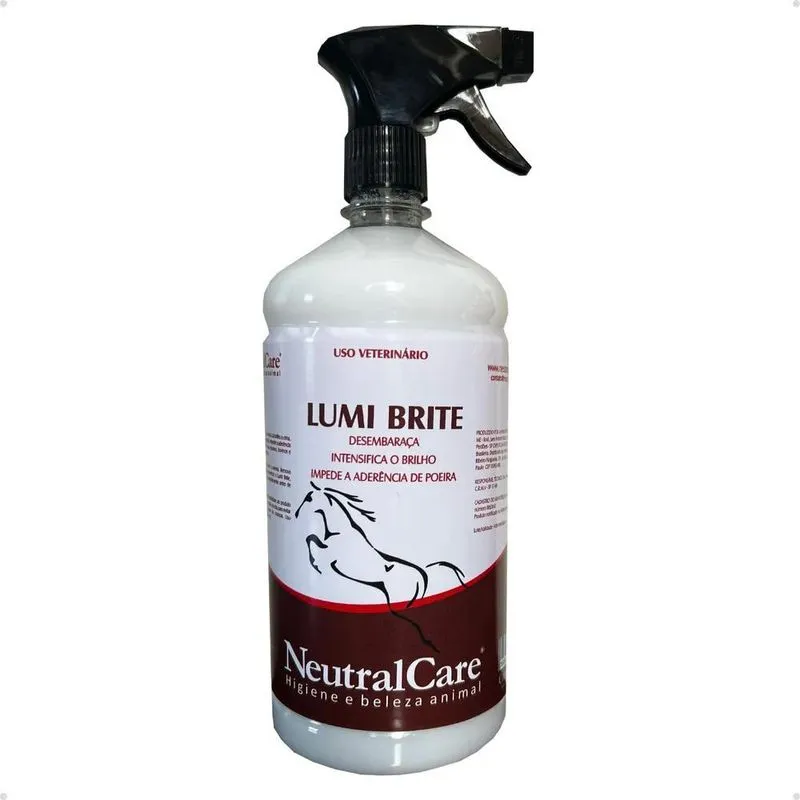 10x Braite Abrilhantador De Crina E Pelos Para Cavalo 1 Lit