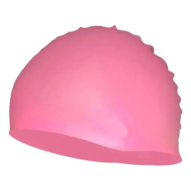 3x Touca Natação Hidro Silicone Grande Cabelo Volumoso Uniss