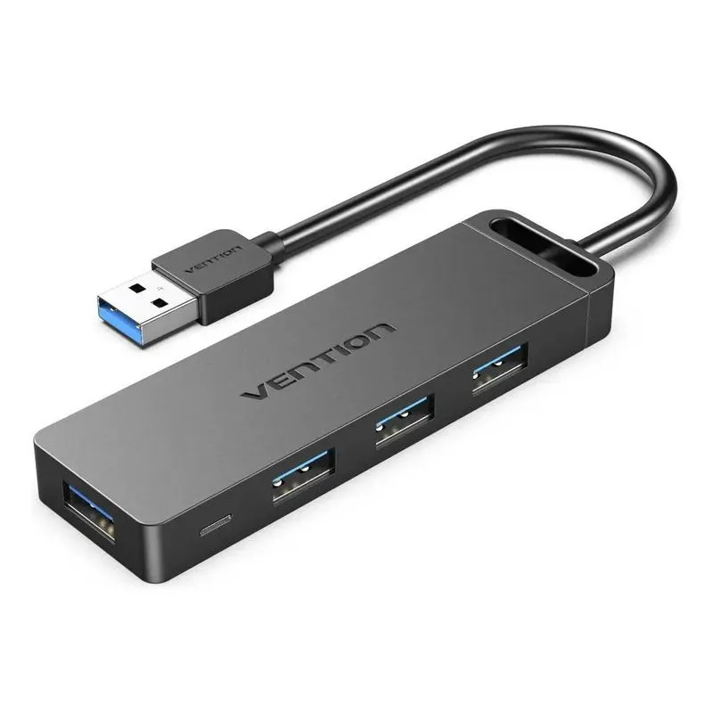 2x Hub Usb 3.0 Com 4 Portas 5gbps E Micro Usb Auxiliar Venti