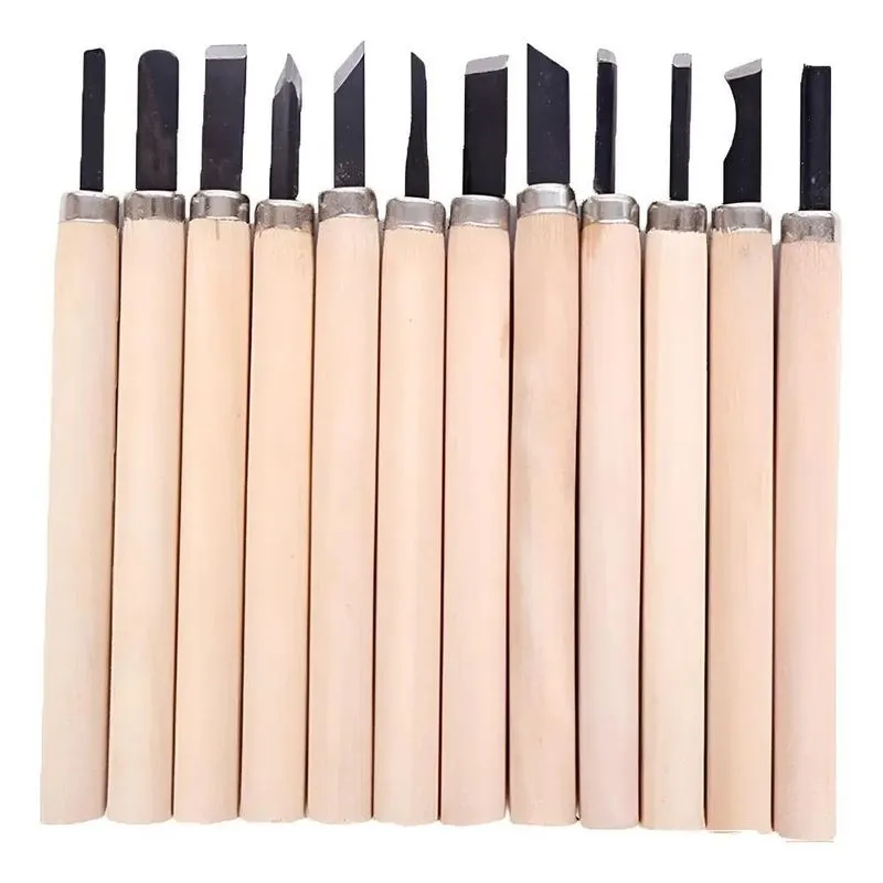 5x Kit Entalhe Ferramenta Pecas Acabamento Madeira Cm 403