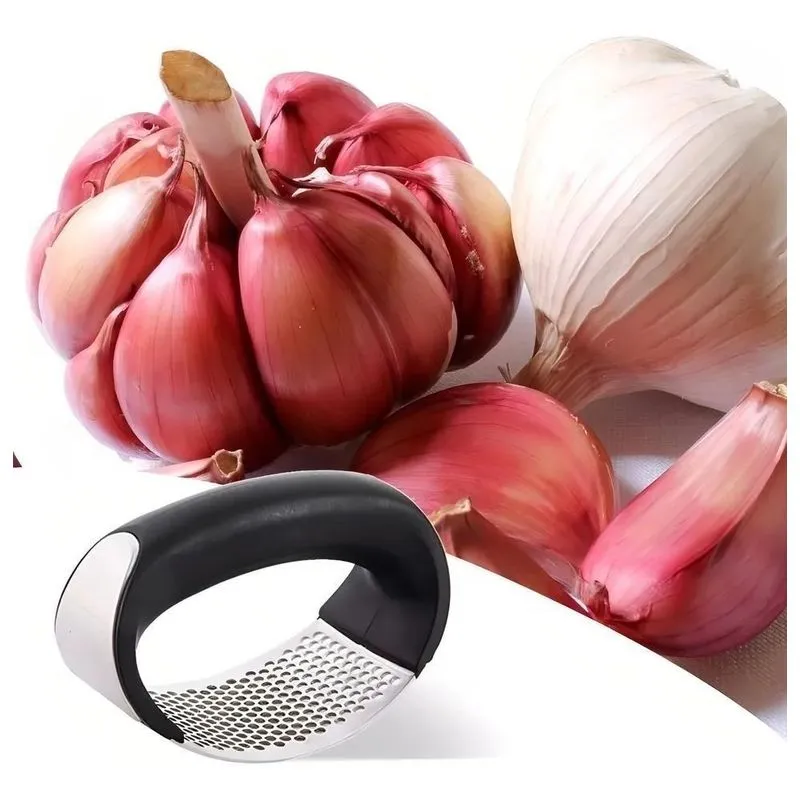 10x Espremedor De Alho Smart Fácil Em Inox - Amassador Trit