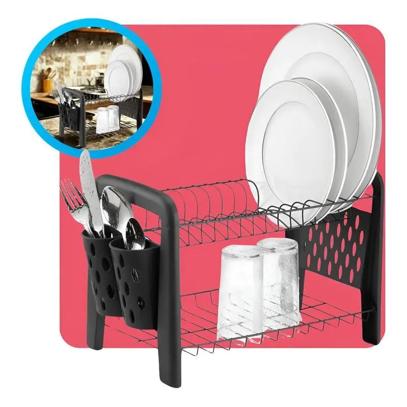 Escorredor De Louça Desmontável Slim Compacto Pia Cozinha Aç