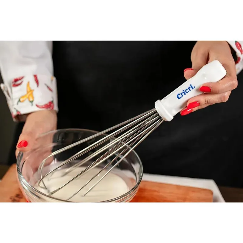 Fouet De Cozinha 30cm Profissional Cricri Com Batedores Em A