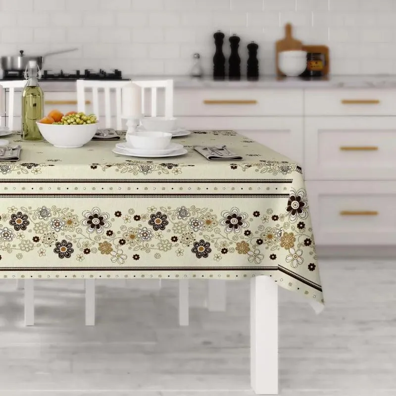 10x Toalha De Mesa 6 Lugares 2,00 X 1,40 Tecido Oxford Forr