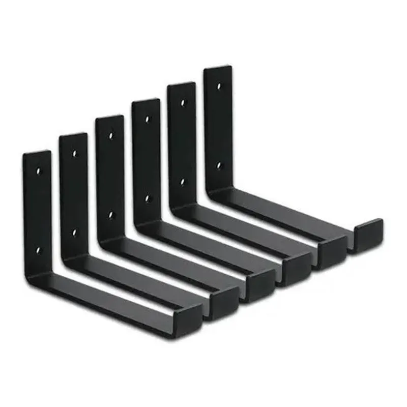 3x Kit 6 Unid Mão Francesa Invertida Para Tábua 30cm Industr