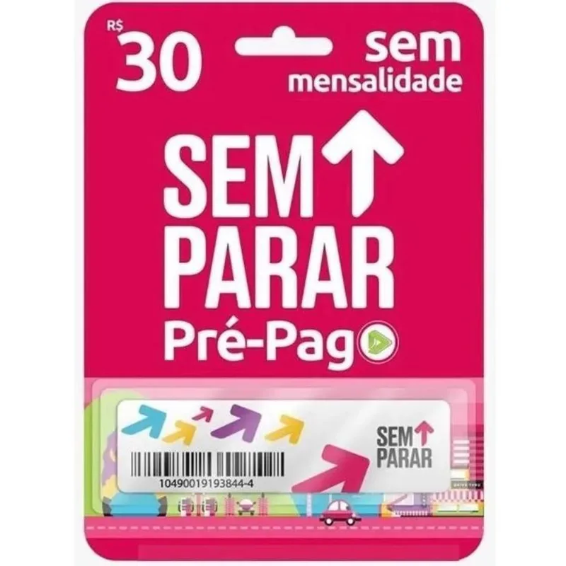 3x Tag Sem Parar Pré-pago Ganhe 30 Reais Sem Mensalidade
