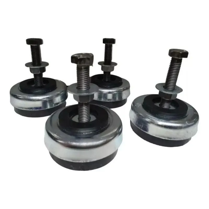 3x Sapata Ferro Amortecedor Antivibraçao Maquina 4 Unid