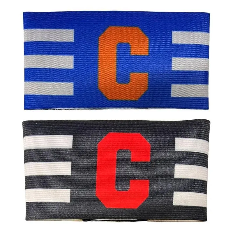 3x Kit 2 Faixa Capitão Braçadeira Elástica Infantil Sports.