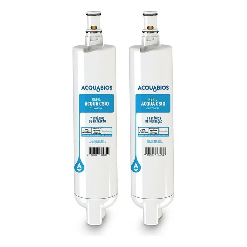 Kit 2 Refis Acqua Cs10 Ultrafiltração - Compatível Consul