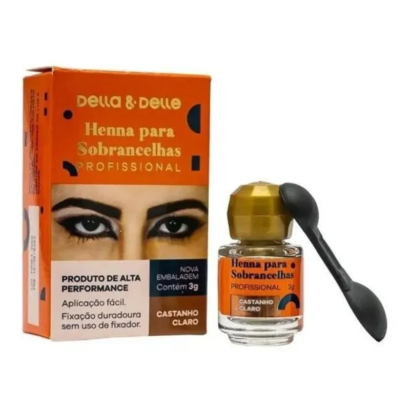 3x Henna Della E Delle 3g Design Sobrancelha