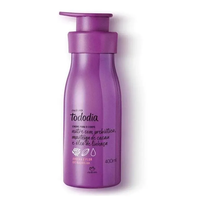 3x Hidratante Ameixa E Flor De Baunilha Natura Tododia 400ml