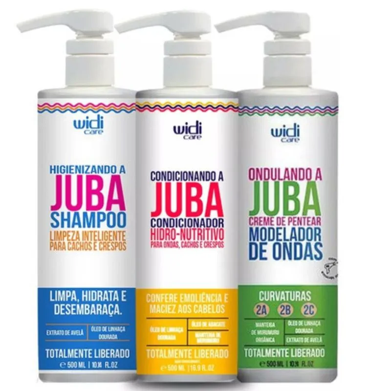 Kit Ondulando A Juba, Shampoo, Condicionador Widi Care