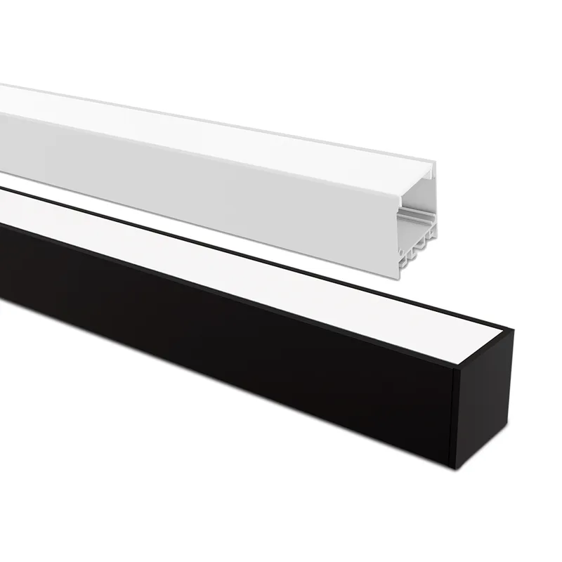 Perfil De Sobrepor Taschibra Para Fita De Led Zenith 50 Com 1,5 Metros Preto