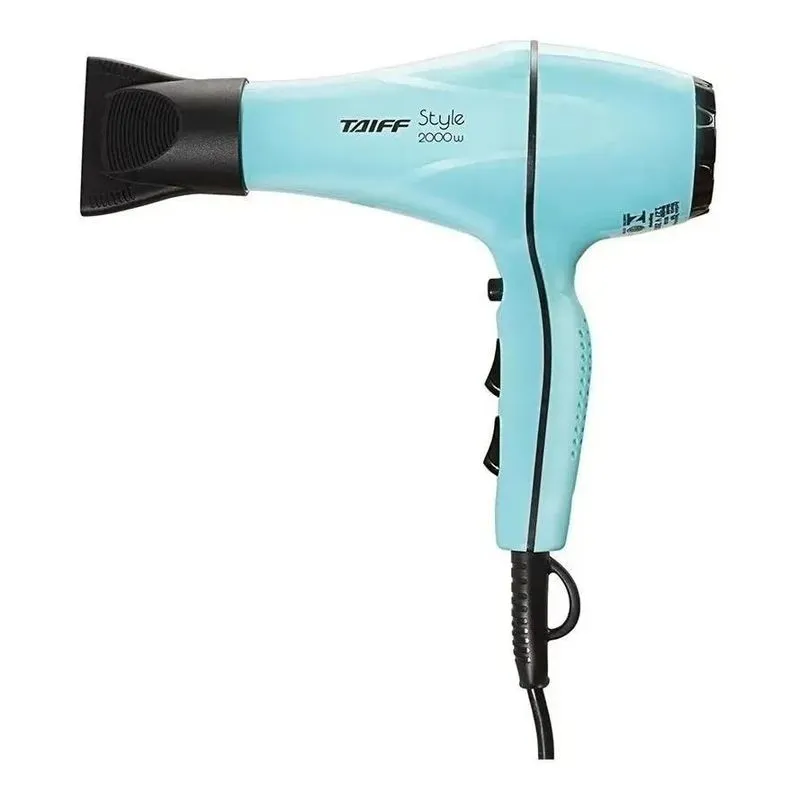 3x Secador De Cabelo Taiff Style Azul 2000w -