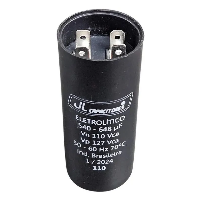 10x Capacitor 540-648 Uf X 110vac Para Partida Jl