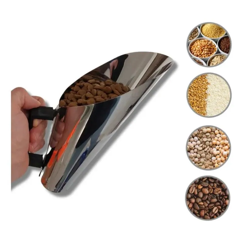 Concha Inox 1kg Cereais Grãos Ração Gelo Alimentos Oferta