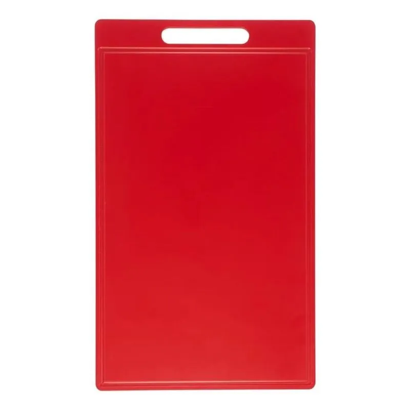Tábua De Corte Placa De Polietileno Carnes 50x30 Espe Vermel