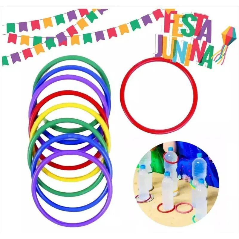 2x Kit Jogo De Argolas Festa Junina Brincadeira Quermesse 20