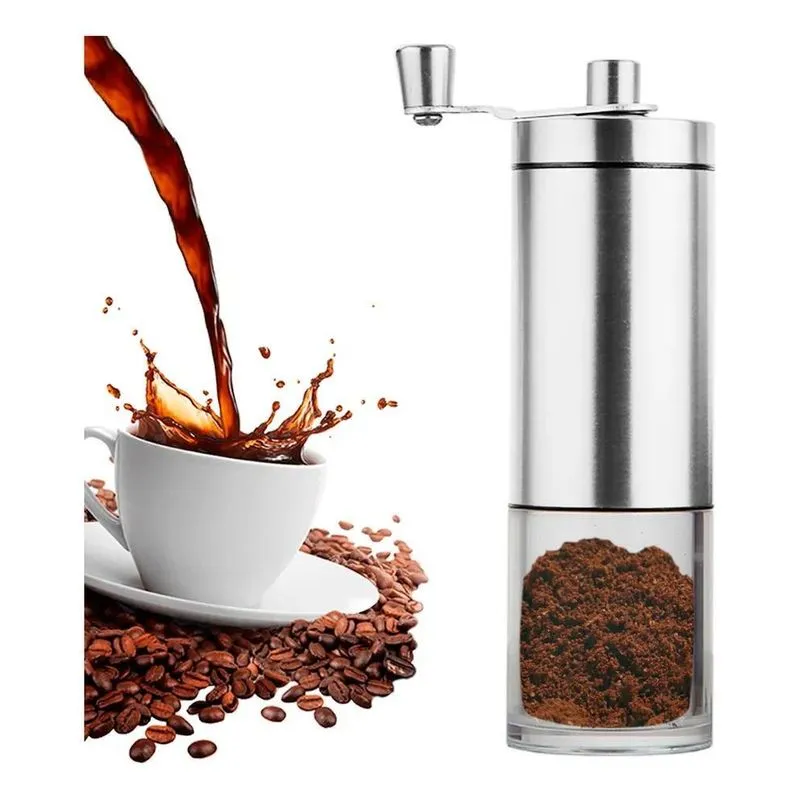 Moedor De Café Manual Em Inox E Cerâmica Portátil Moe Grãos