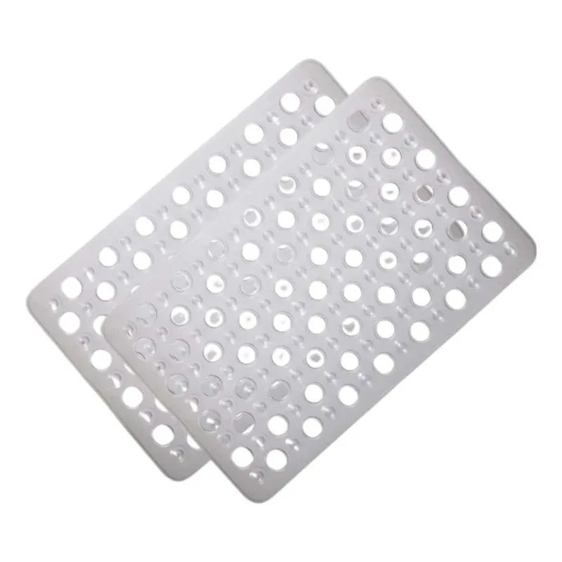 Kit 2 Tapetes Antiderrapante Para Box B Transparente