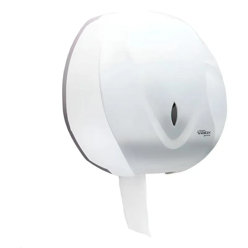 Porta Papel Higiênico Branco Velox Rolão Dispenser Banheiro