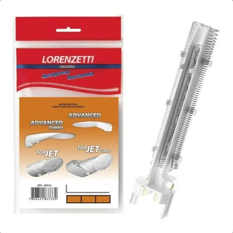 Resistencia Chuveiro Advanced/Top Jet Lorenzetti 220v 7500w