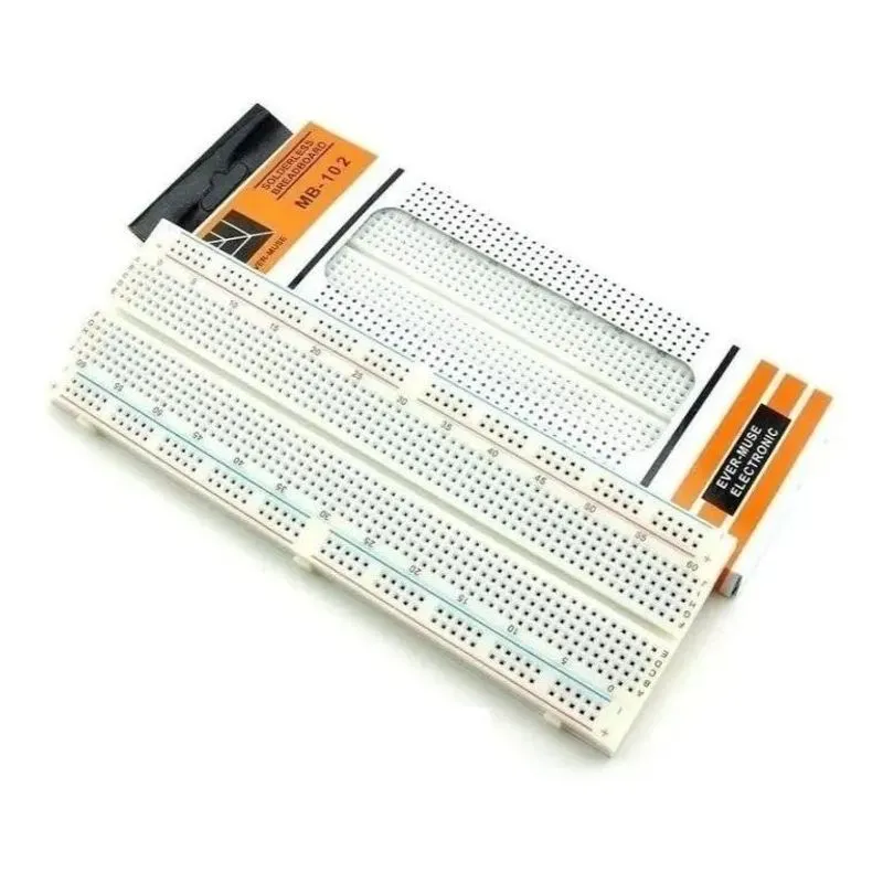 3x Protoboard Breadboard De 830 Pontos Furos Arduino Pic
