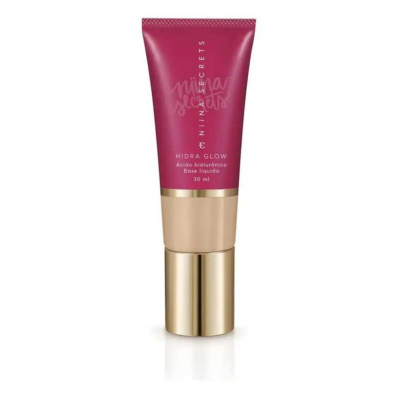 3x Base Líquida Niina Secrets Hidra Glow Cor 05 30ml