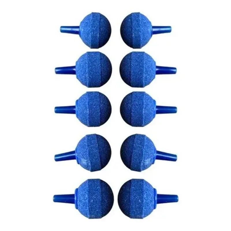 Kit 10 Unid. Pedra Porosa 22mm Para Oxigenação De Aquário