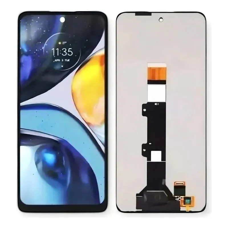 2x Módulo De Tela Para Motorola G22 - Cor Preta